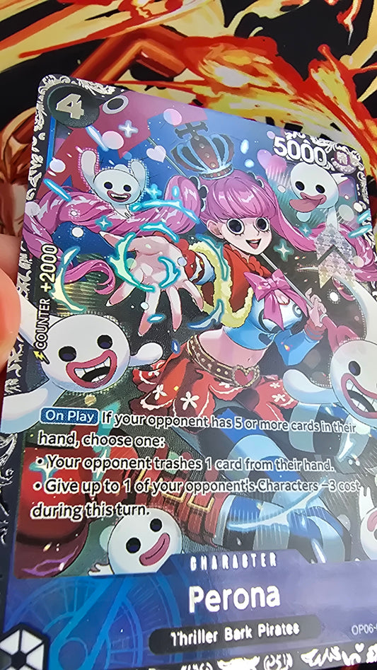 Perona OP06-093 Top Prize Flagship TCG Textured Premium Promo OP English One Piece Proxy