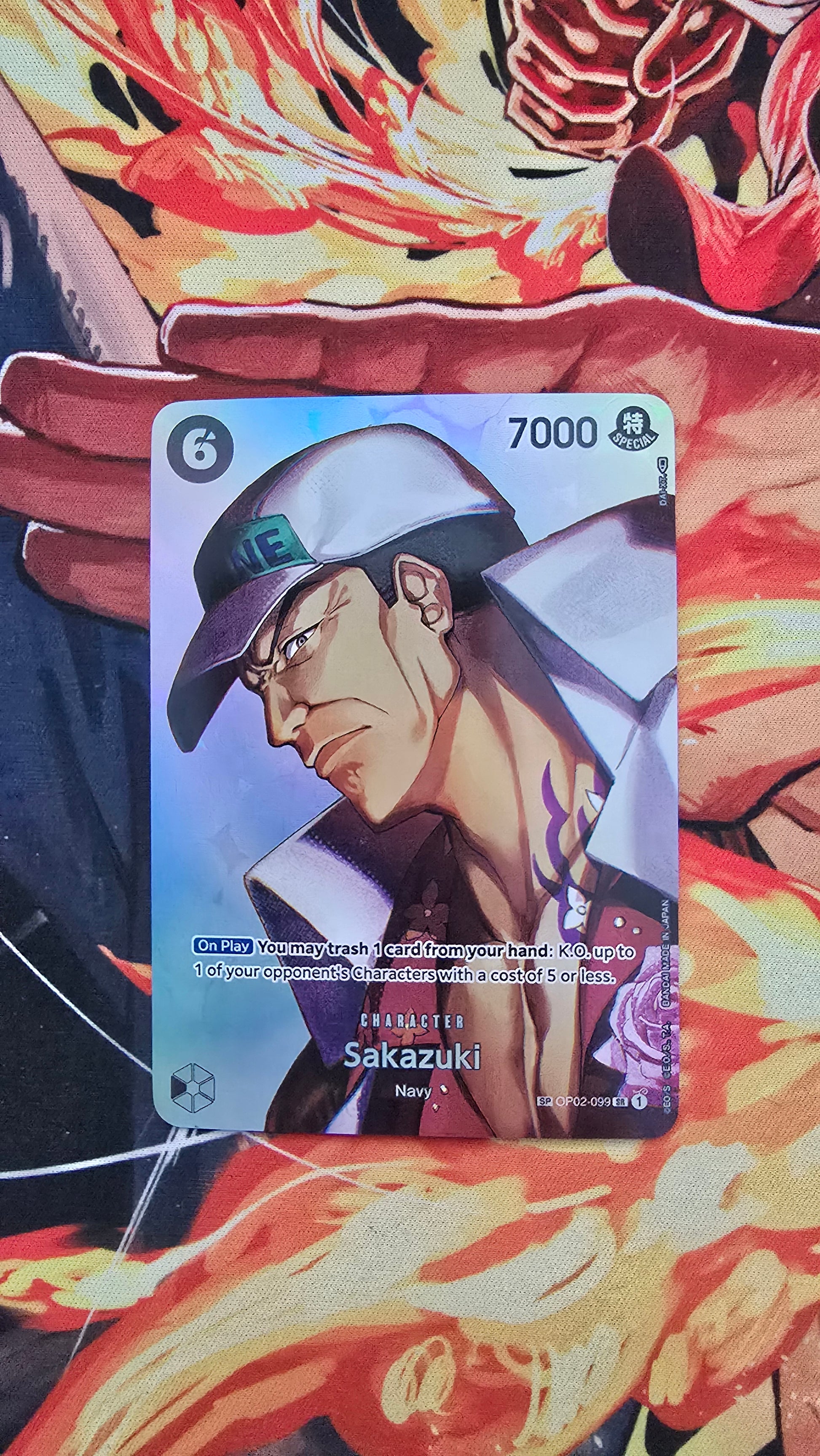Custom Made Sakazuki SP OP02-099 One Piece Card Game OP TCG Proxy