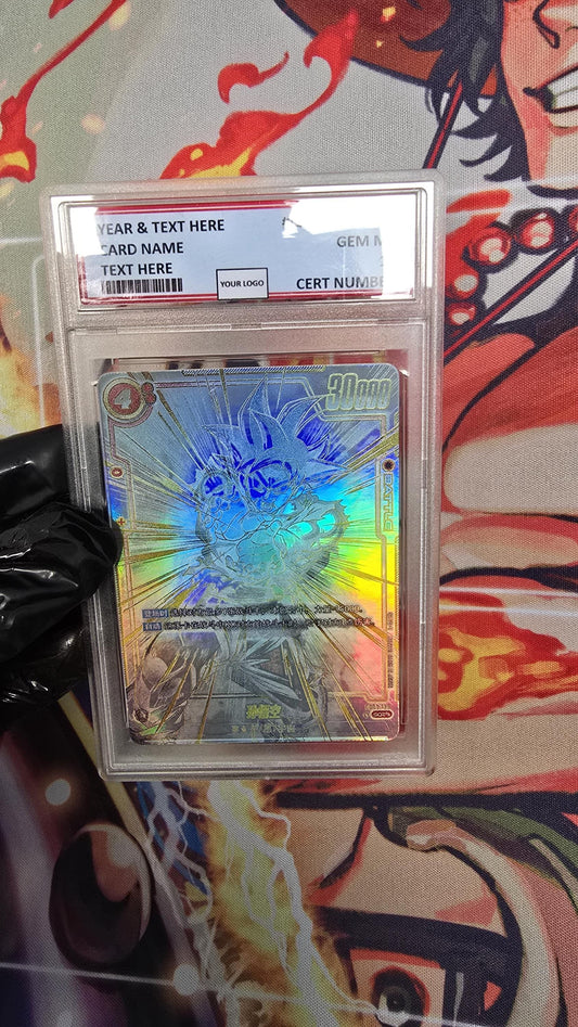 PROXY Gem Mint 10 PSA-Son Goku World Awakened Pulse SCR FB1-139 Dragon Ball Fusion World Sp Alt Art Japanese Card Proxy