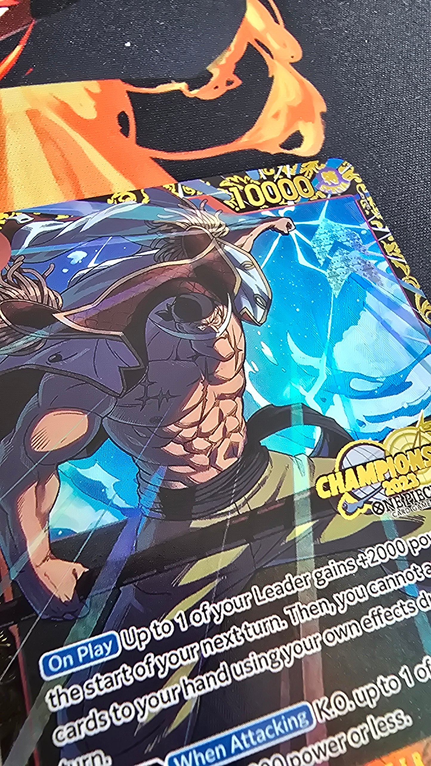 Edward Newgate (Whitebeard) OP02-004 Top Prize Flagship TCG Textured Premium Promo OP English One Piece Proxy