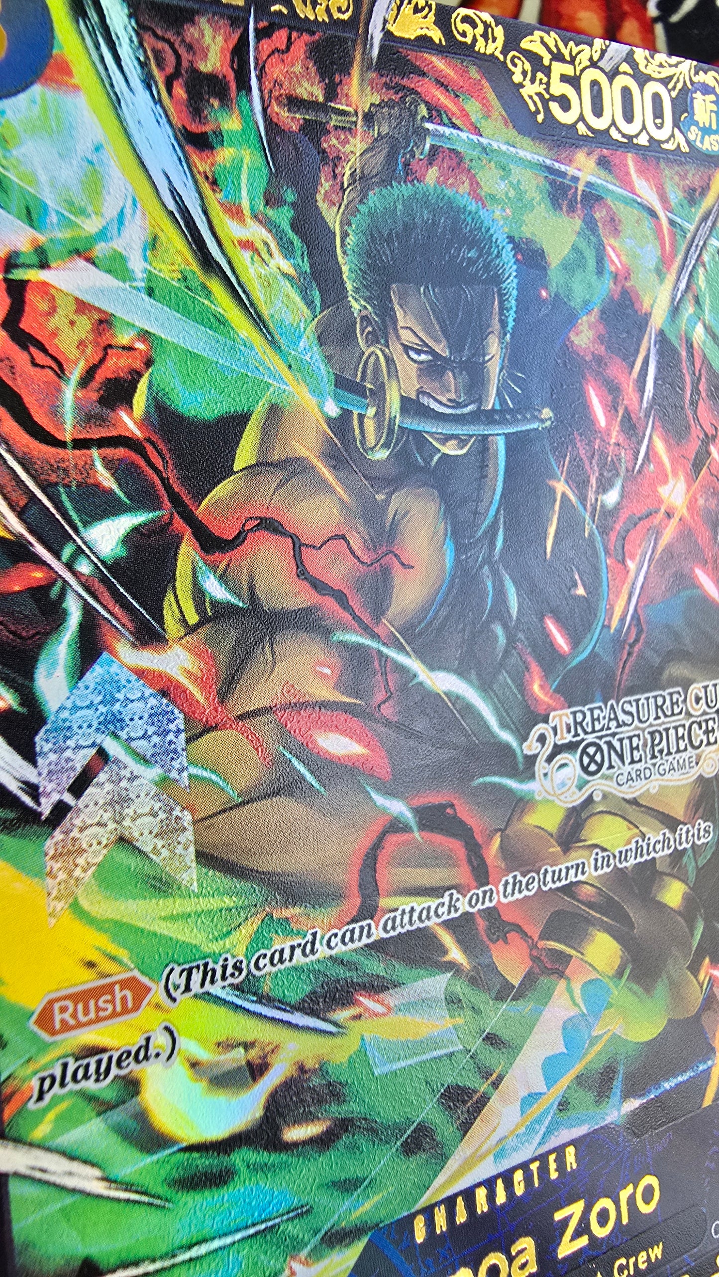 Roronoa Zoro OP01-025 Top Prize Flagship TCG Textured Premium Promo OP English One Piece Proxy