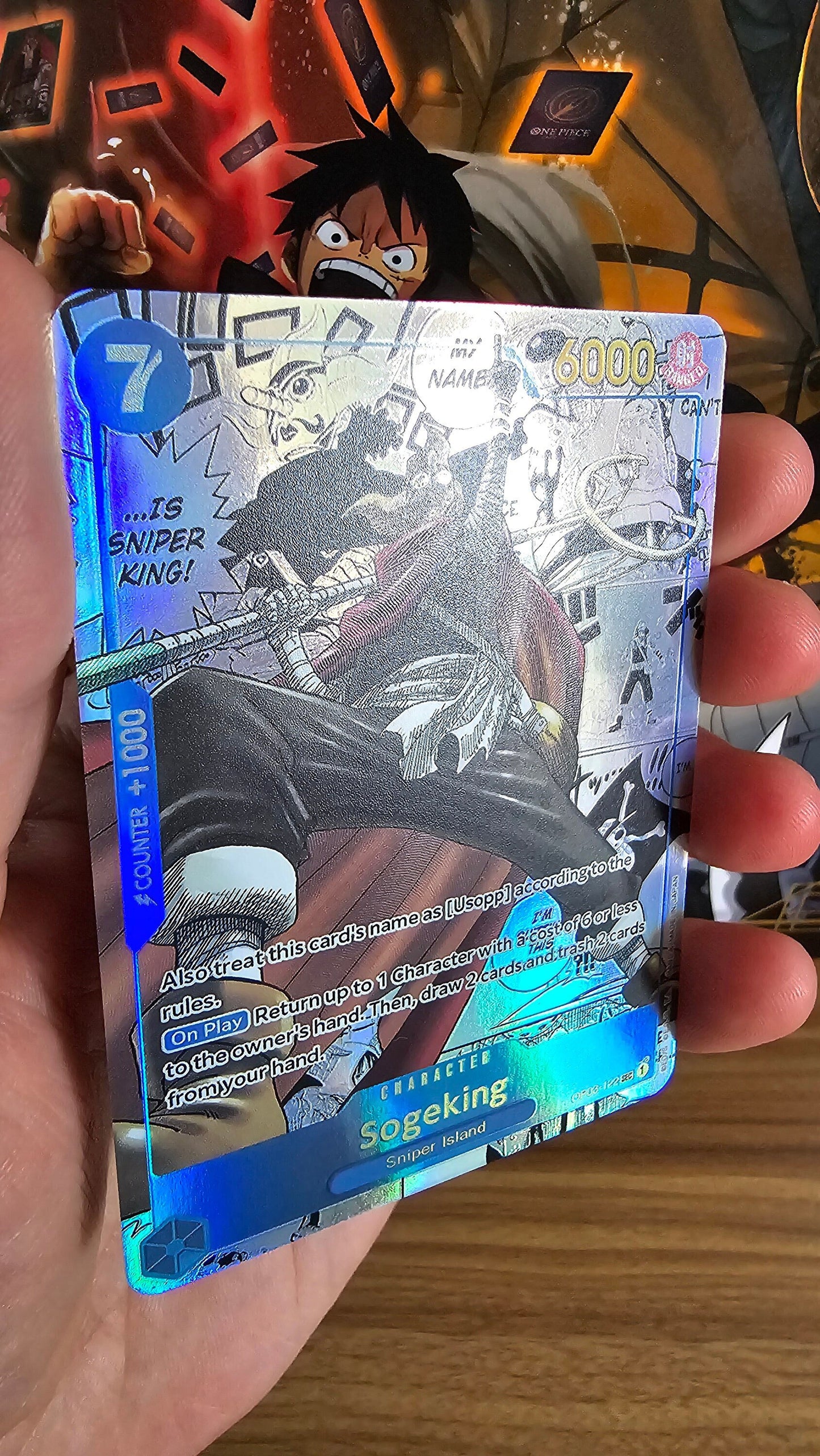 Manga Sogeking Proxy One Piece Premium Card OP-03 Textured