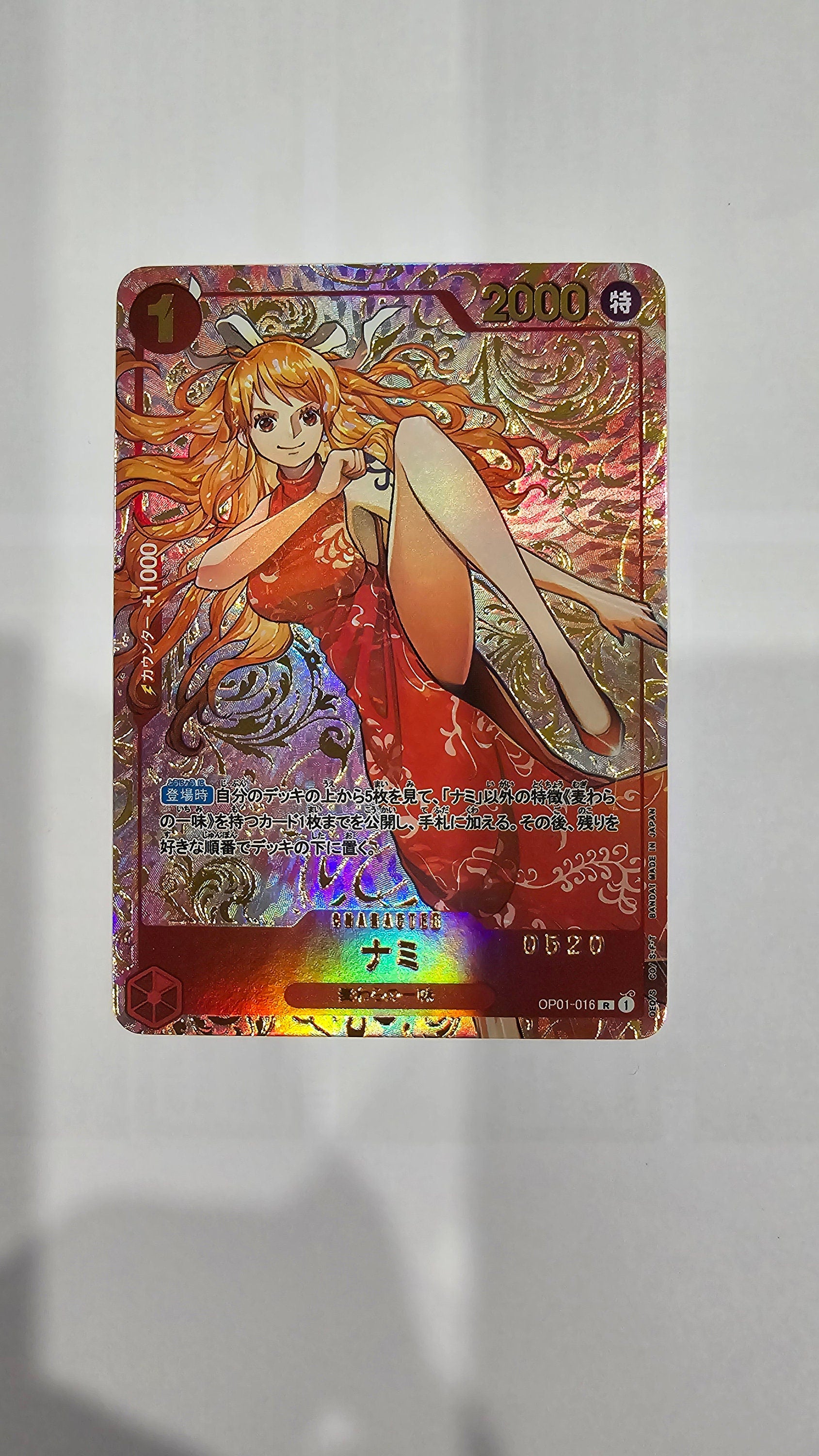 v3 PROXY Gem Mint 10 PSA-Chinese 1st Anniversary Nami OP01-016 R Exclusive Proxy TCG Proxies Textured Premium Alt Art