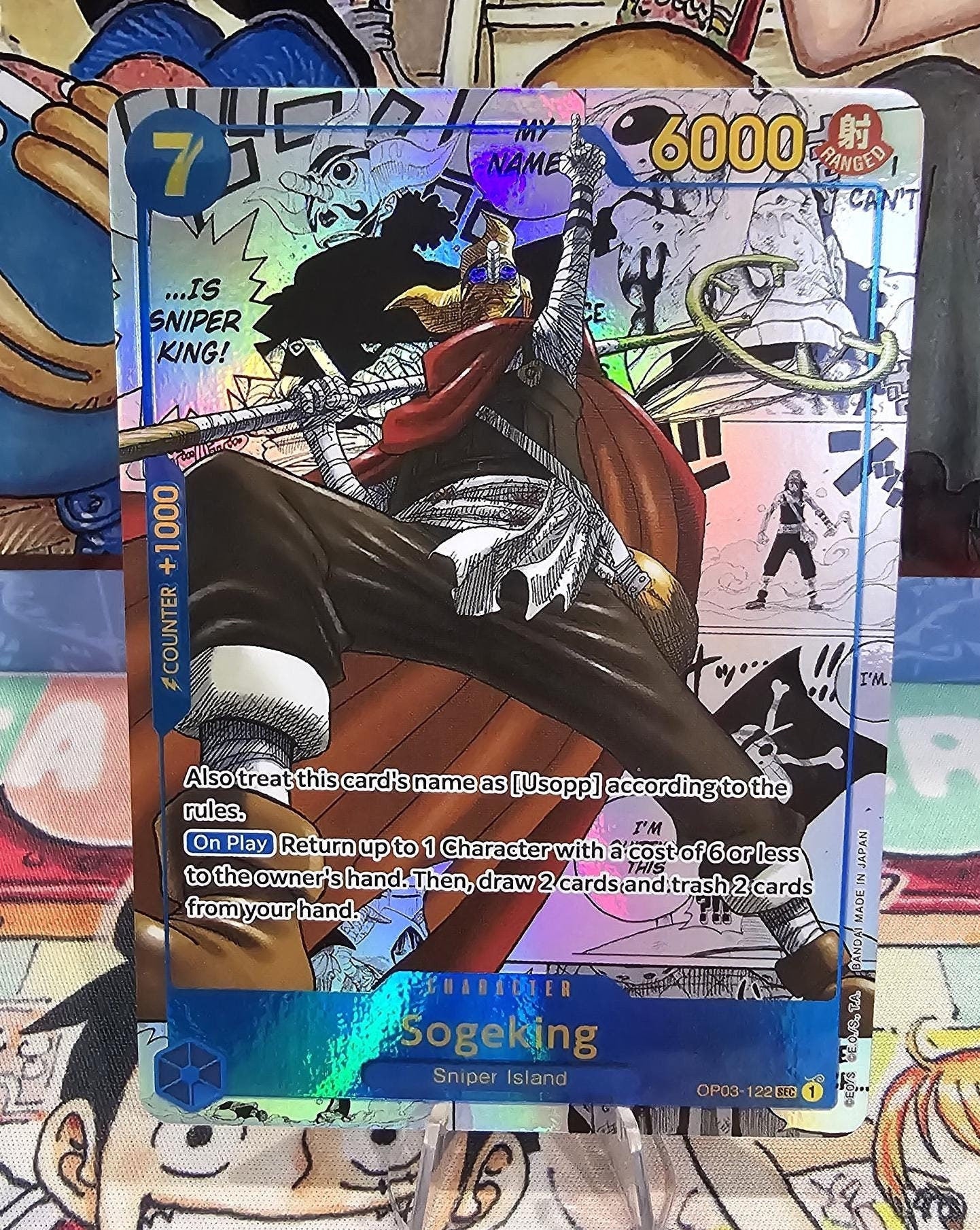 Manga Sogeking One Piece Card Game Proxy TCG Proxies Ultra Premium Extreme Quality Textured English