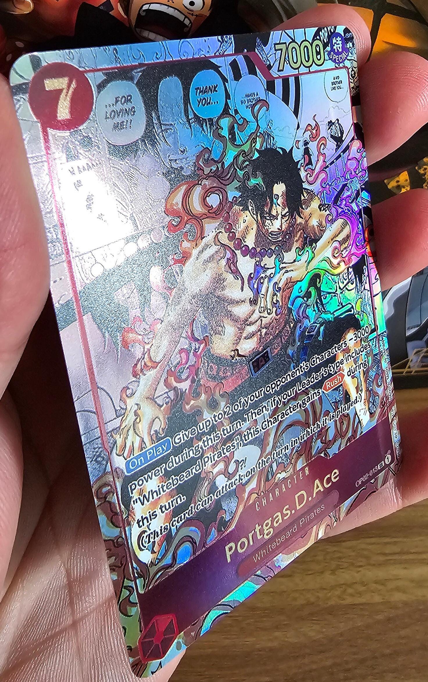 Manga Ace Proxy One Piece Premium Card OP-02 Textured