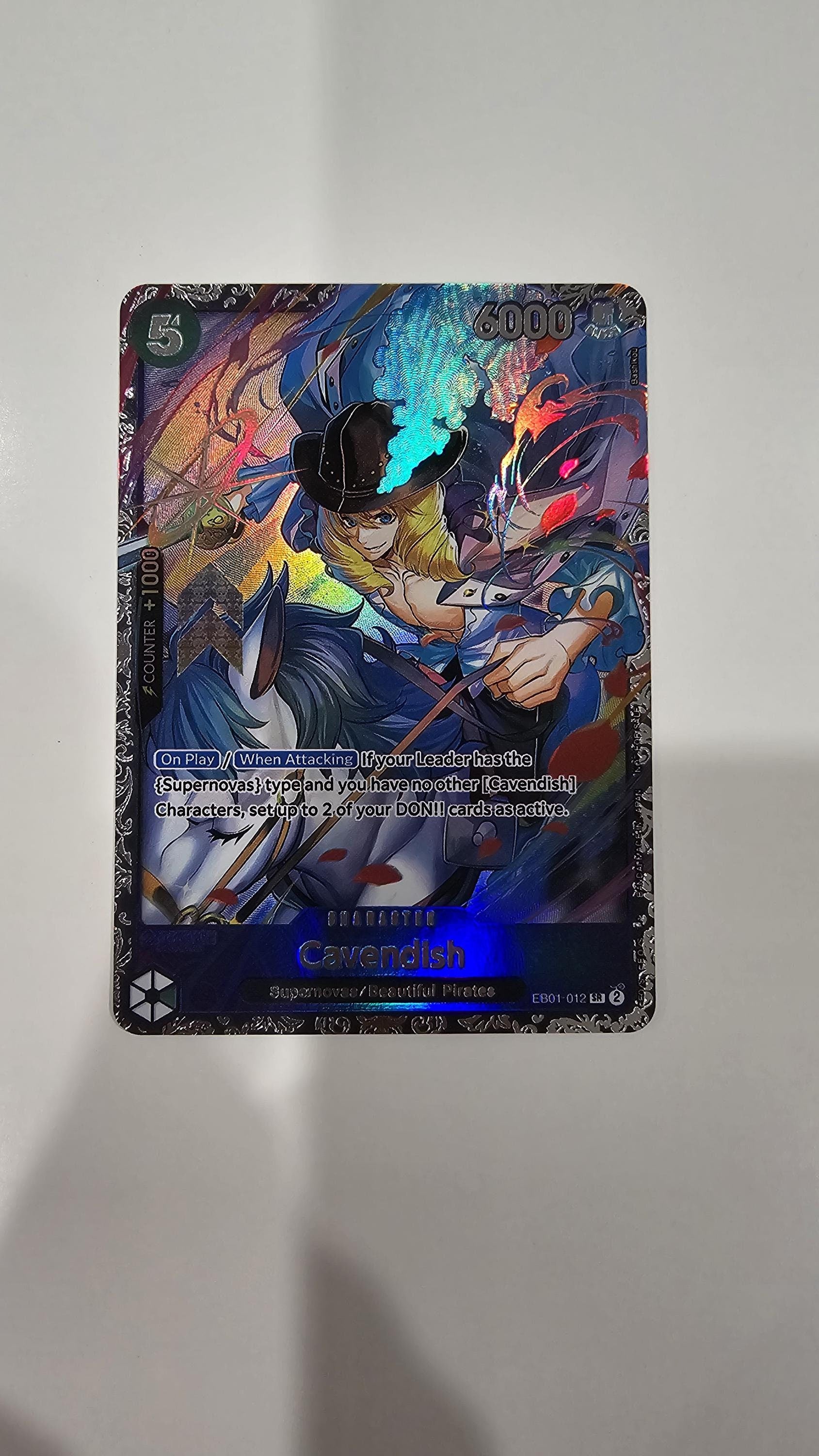 PROXY Top Prize Cavendish EB01-012 One Piece Flagship Championship TCG Proxies Textured Premium Promo Rare Orica