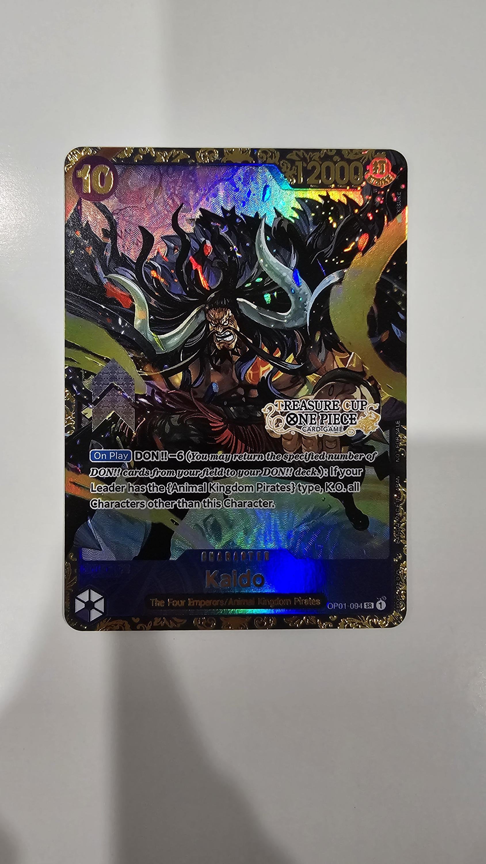 PROXY Top Prize Kaido OP01-094 One Piece Flagship Championship TCG Proxies Textured Premium Promo Rare Orica