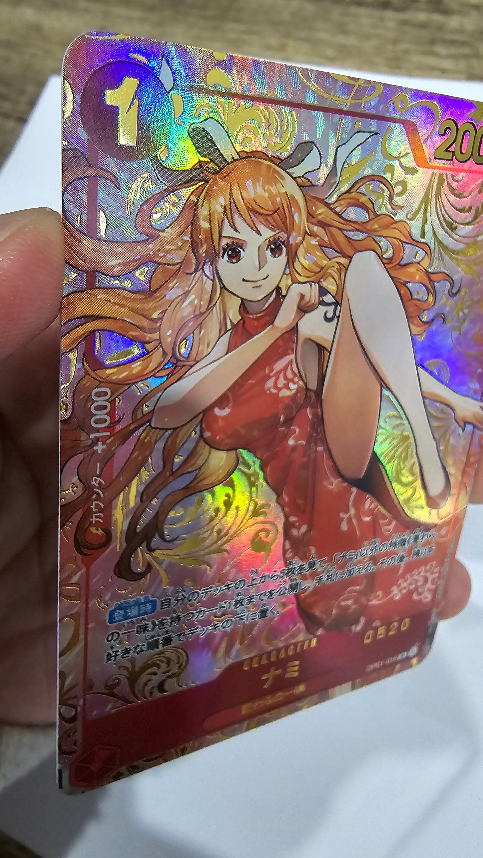 PROXY Chinese 1st Anniversary Nami OP01-016 R Exclusive Proxy TCG Proxies Textured Premium Alt Art