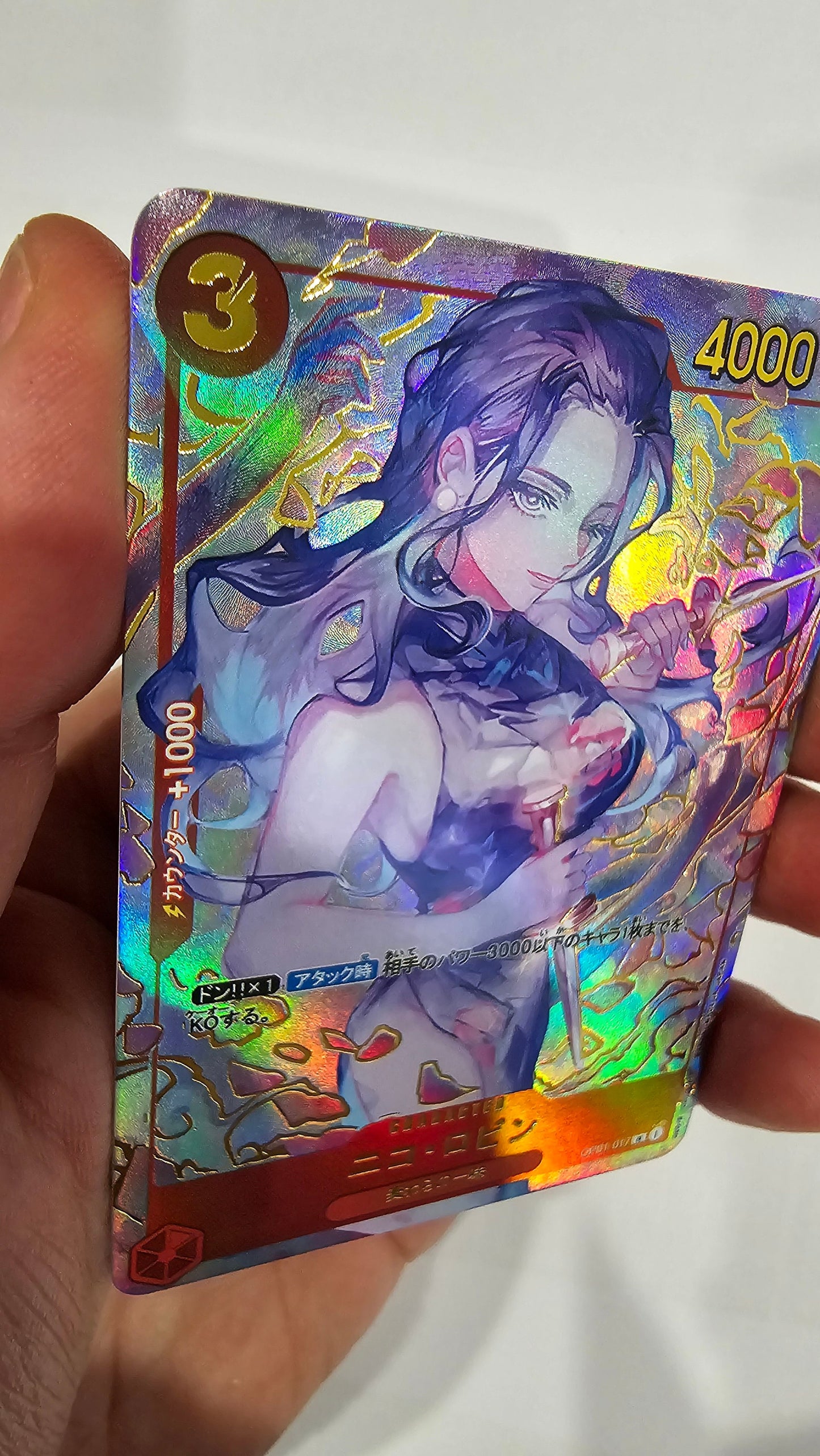 v3 PROXY Gem Mint 10 PSA-Chinese 1st Anniversary Robin OP01-017 R Exclusive Proxy TCG Proxies Textured Premium Alt Art