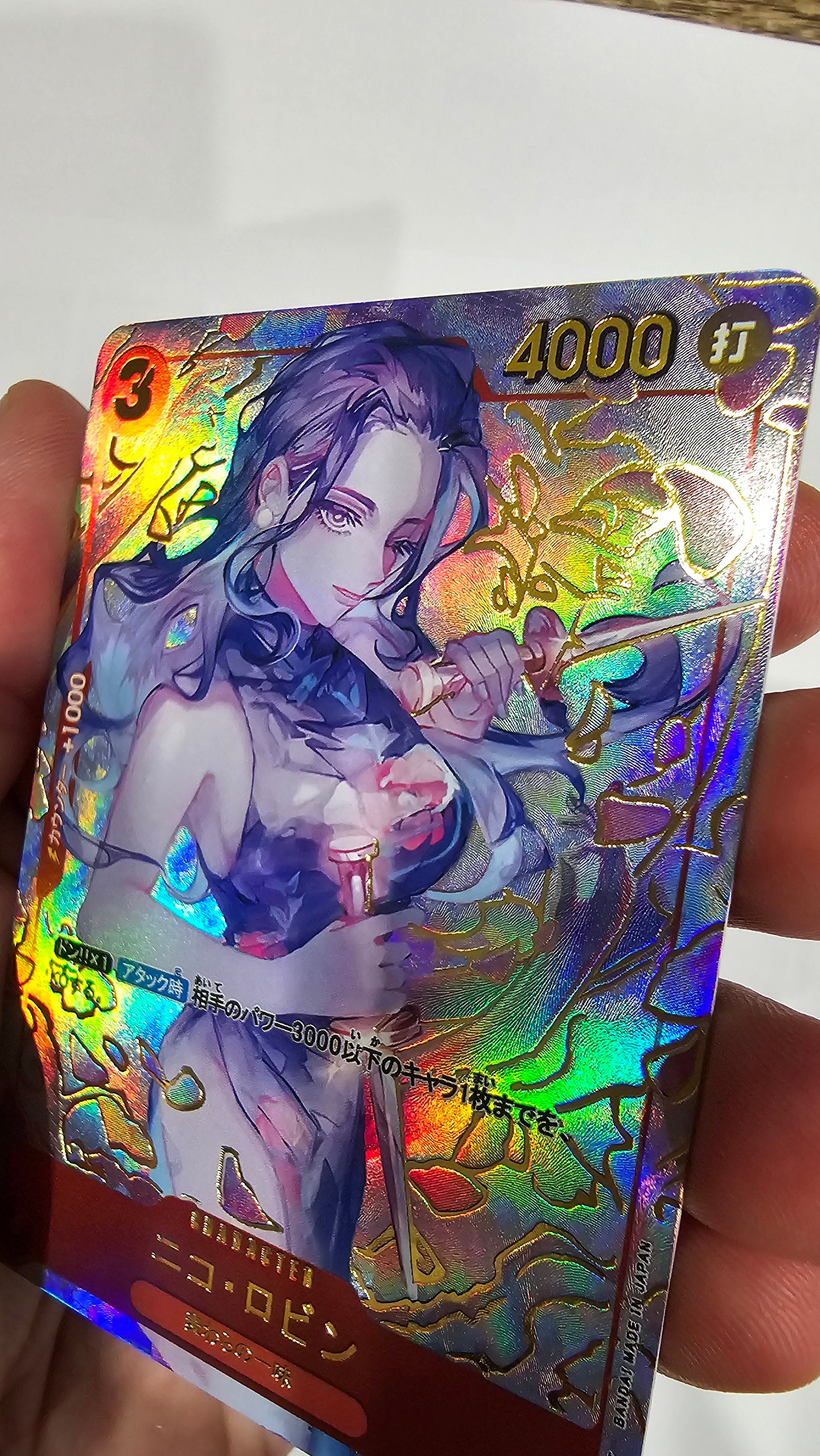 v3 PROXY Gem Mint 10 PSA-Chinese 1st Anniversary Robin OP01-017 R Exclusive Proxy TCG Proxies Textured Premium Alt Art