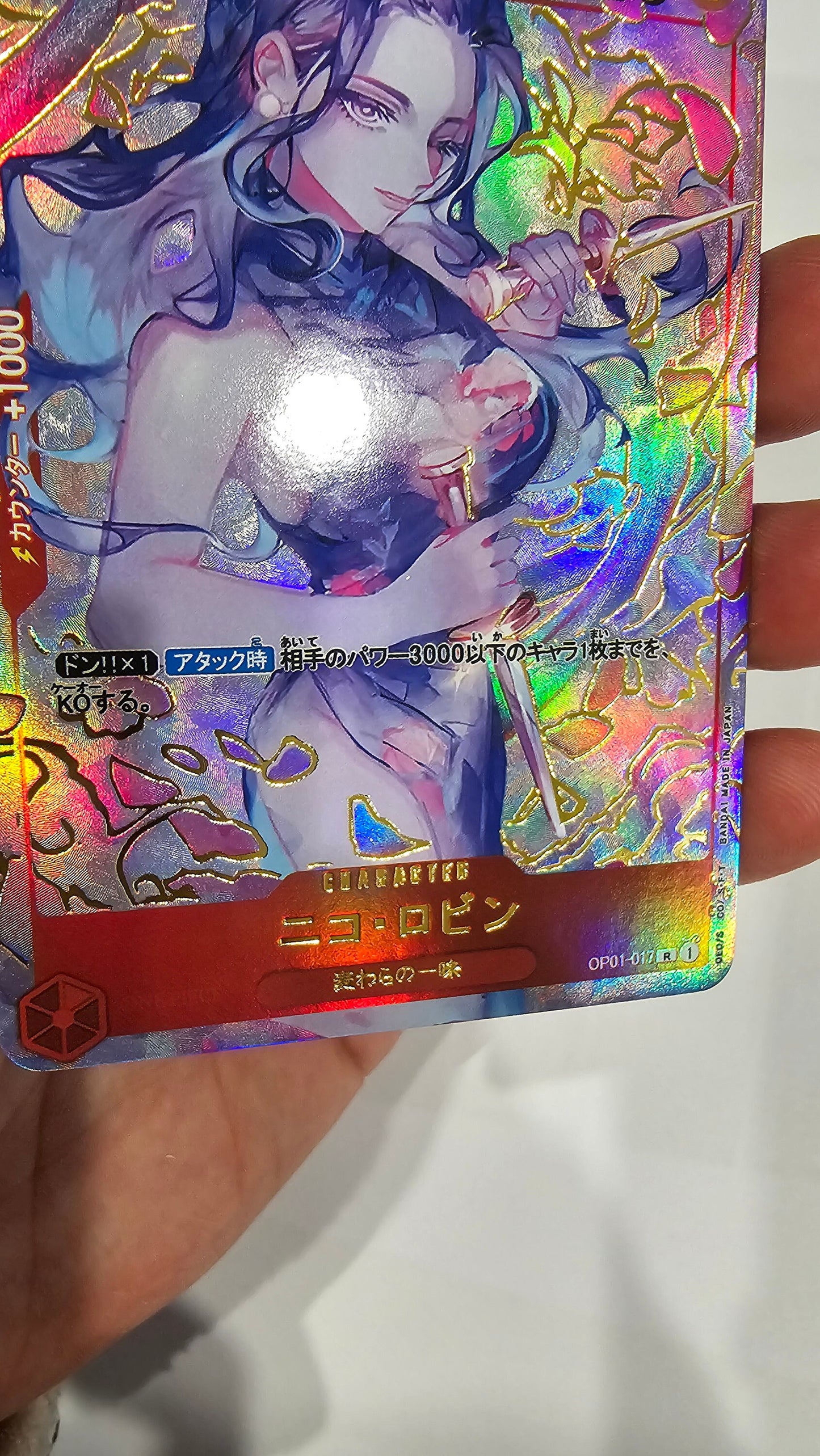 v3 PROXY Gem Mint 10 PSA-Chinese 1st Anniversary Robin OP01-017 R Exclusive Proxy TCG Proxies Textured Premium Alt Art