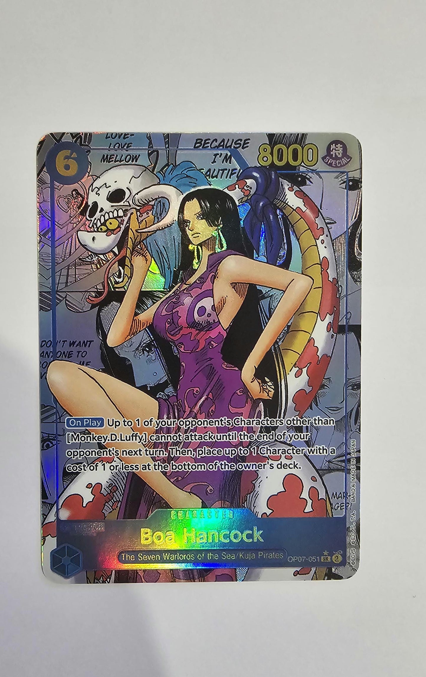 PROXY Manga Boa Hancock OP07-054 One Piece Card Game TCG Proxies Textured