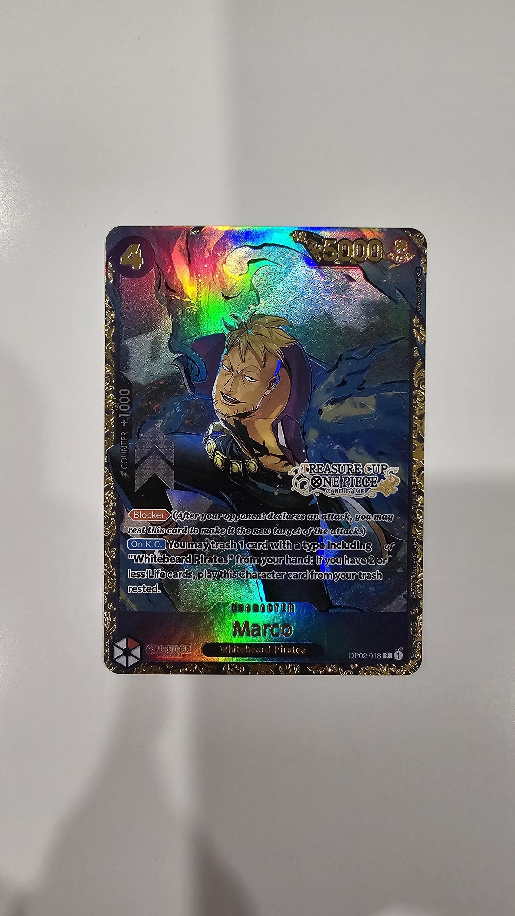 PROXY Top Prize Marco OP02-018 One Piece Flagship Championship TCG Proxies Textured Premium Promo Rare