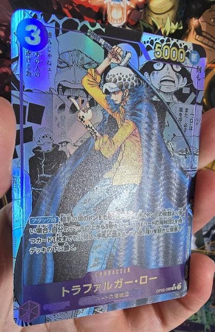 PROXY Manga Trafalgar Law OP05-069 One Piece Card Game TCG Proxies Ultra Premium Extreme Quality Textured