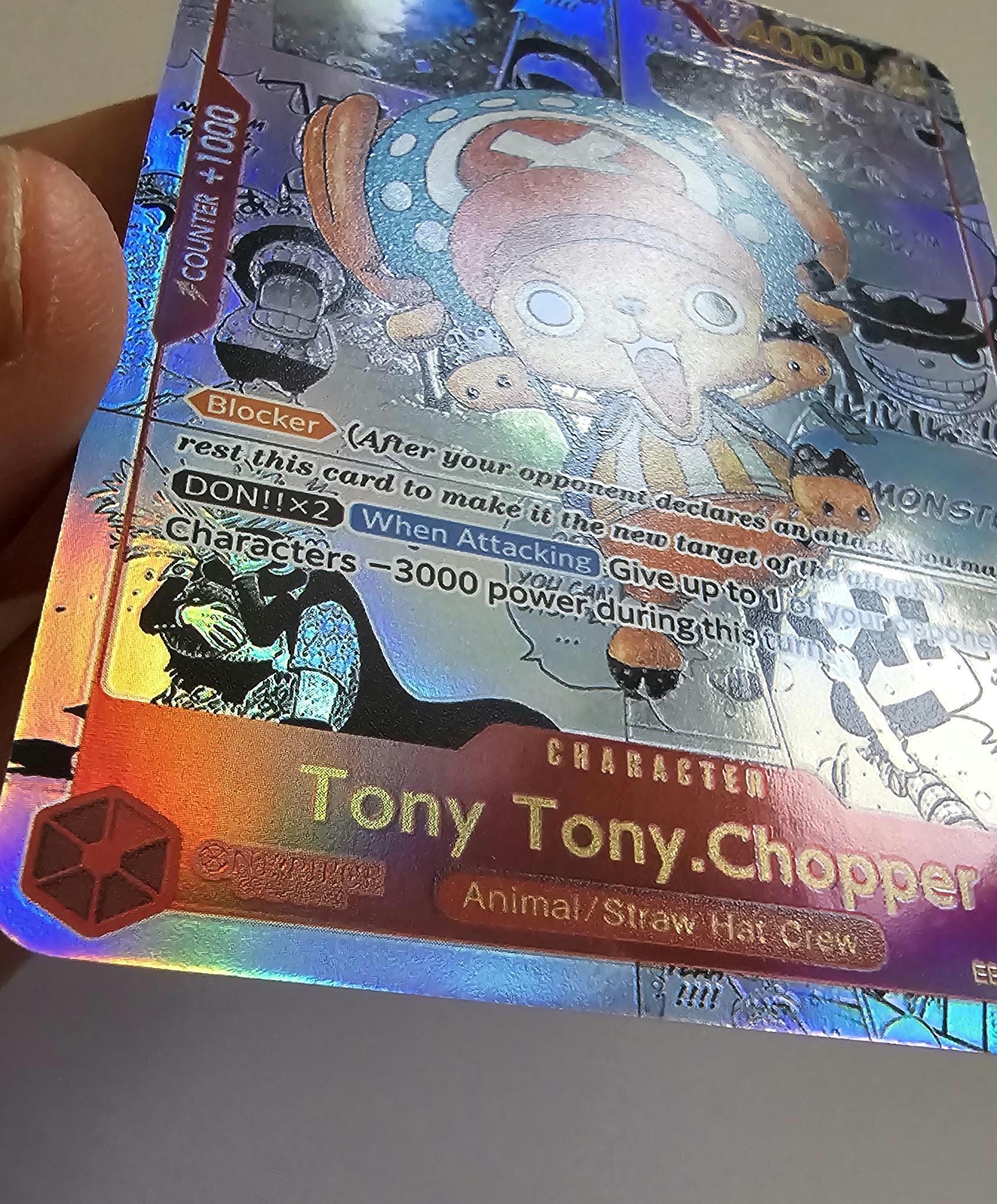 PROXY Manga Tony Tony Chopper EB01-006 One Piece Card Game Proxy TCG Proxies Textured