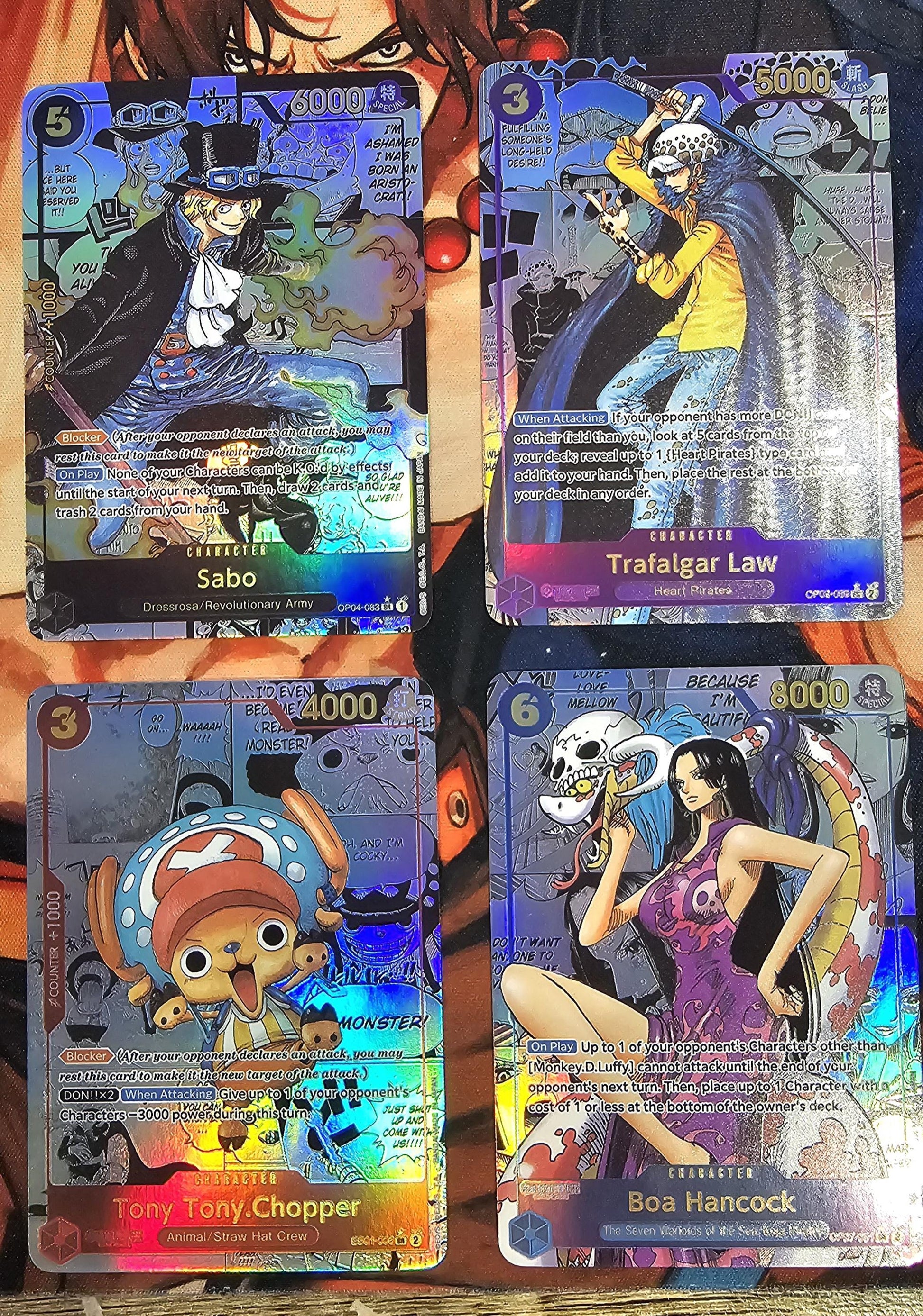 Complete One Piece Manga Sets! - English (10) or Japanese (17) Manga Card Game Proxy TCG Proxies Ultra Textured Premium High Quality Orica