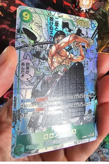 PROXY Manga Roronoa Zoro OP06-118 One Piece Card Game TCG Proxies Ultra Premium Extreme Quality Textured