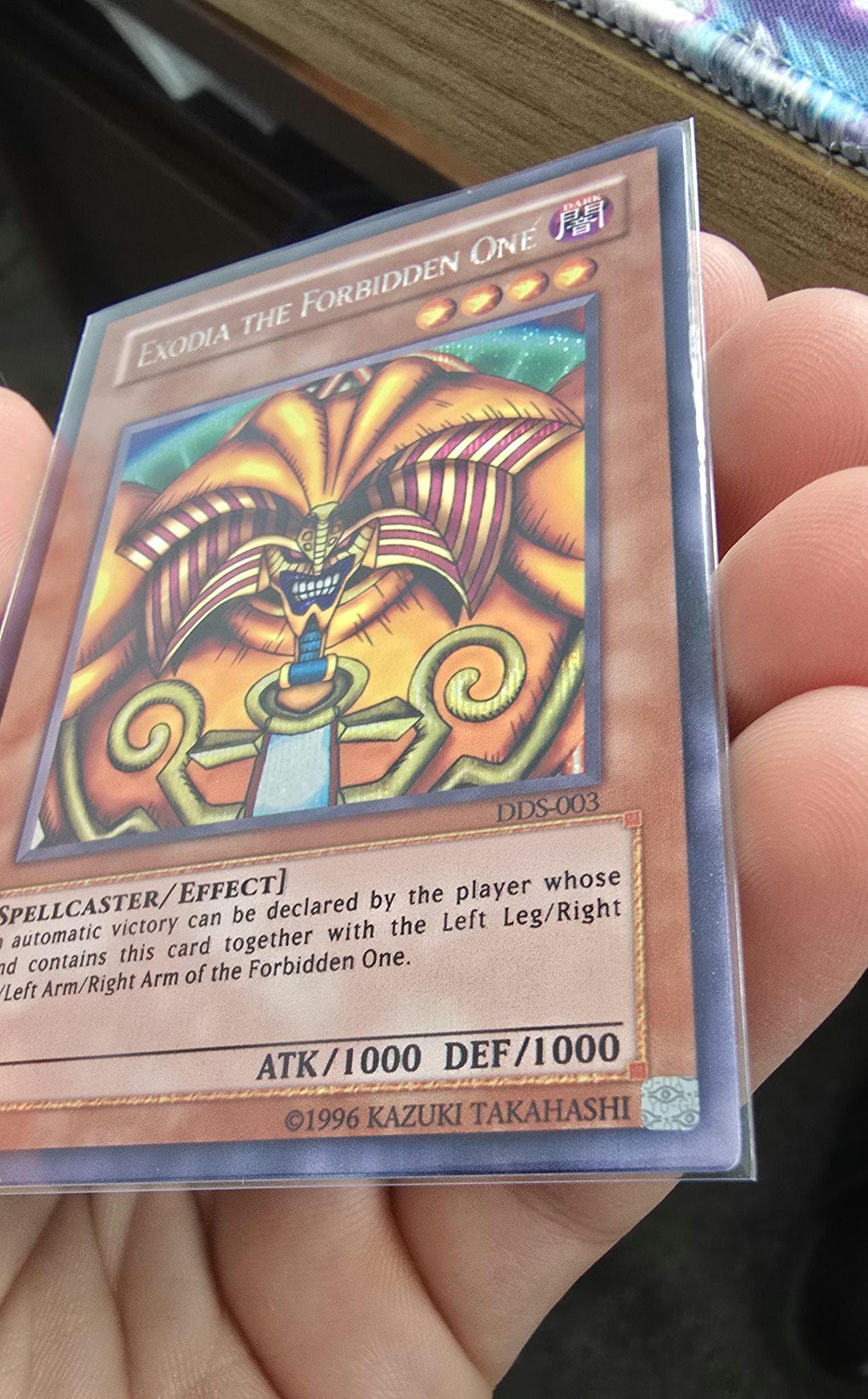yugioh dark duel stories promo cards Graded PSA Style 2002 Exodia The Forbidden One DDS-003 Prismatic Rare – OP Proxies TCG