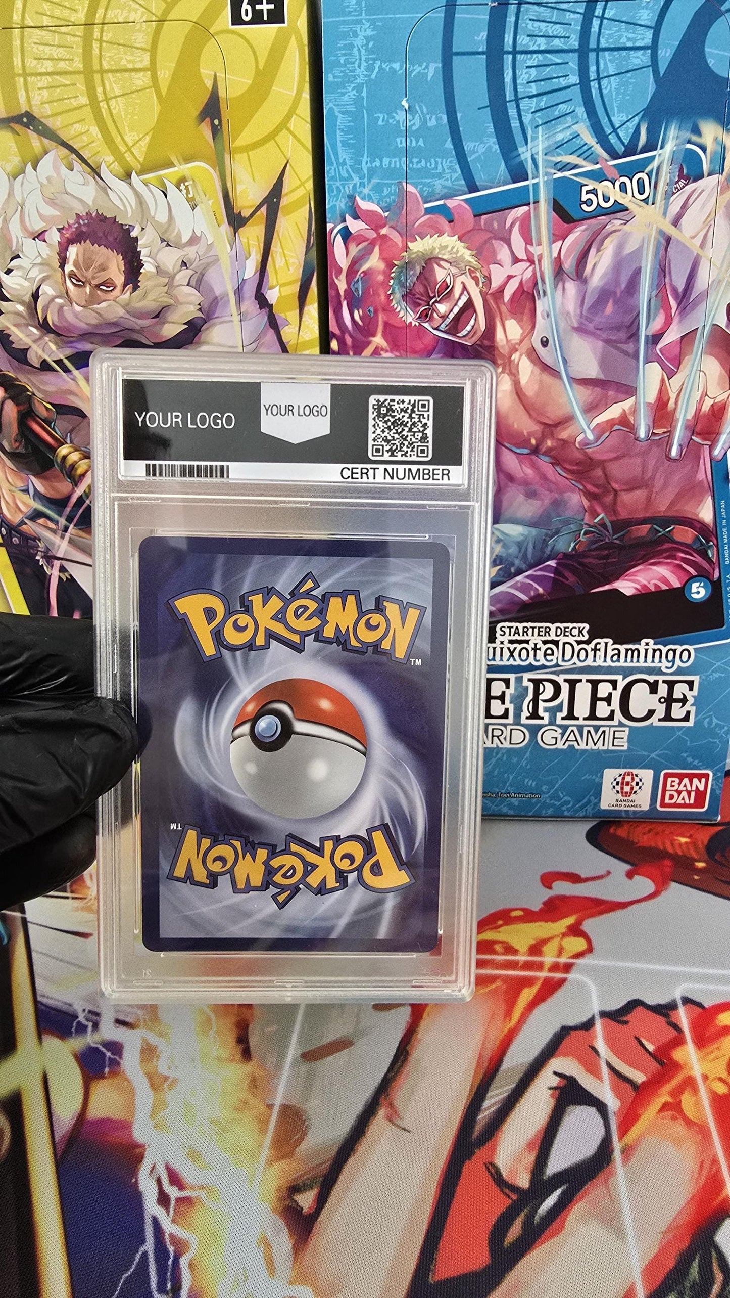 v3 PROXY Gem Mint 10 PSA-2005 Mew Victory Orb "First Place Winner" Summer Battle Road Pokemon Tcg Graded Slab Holo Promo *Error Back Print*