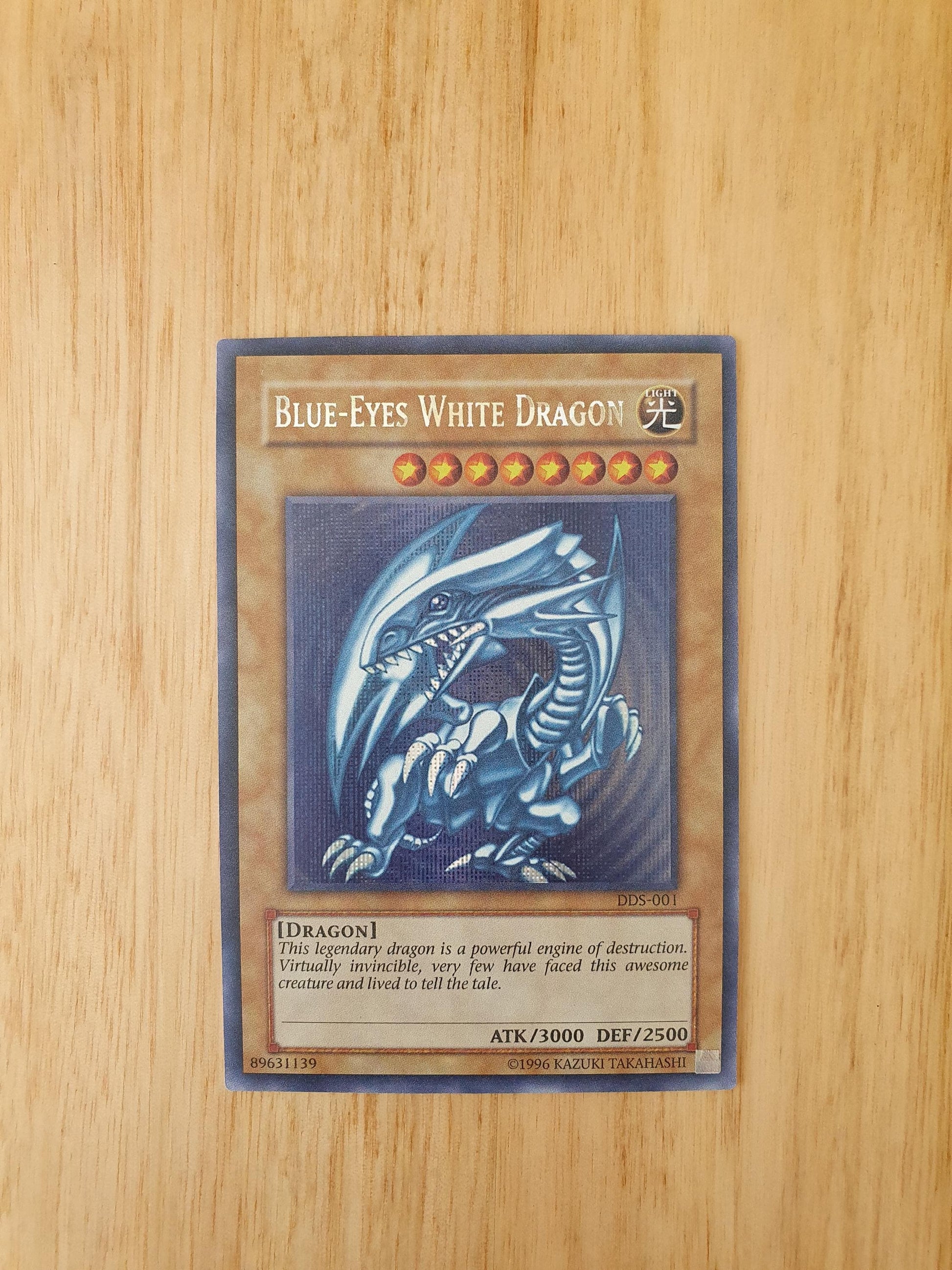 Blue Eyes White Dragon DDS-001 Dark Duel Stories Secret Rare-Common