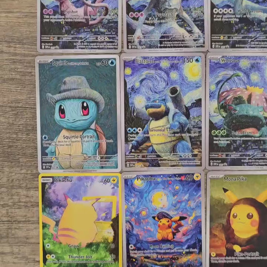 PROXY Pokemon x Van Gogh Museum Promo 18 Card Set English