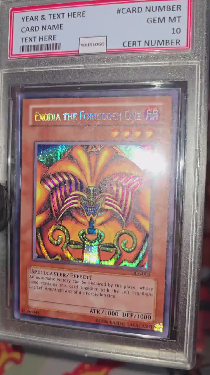 Graded PSA Style 2002 Exodia The Forbidden One DDS-003 Prismatic