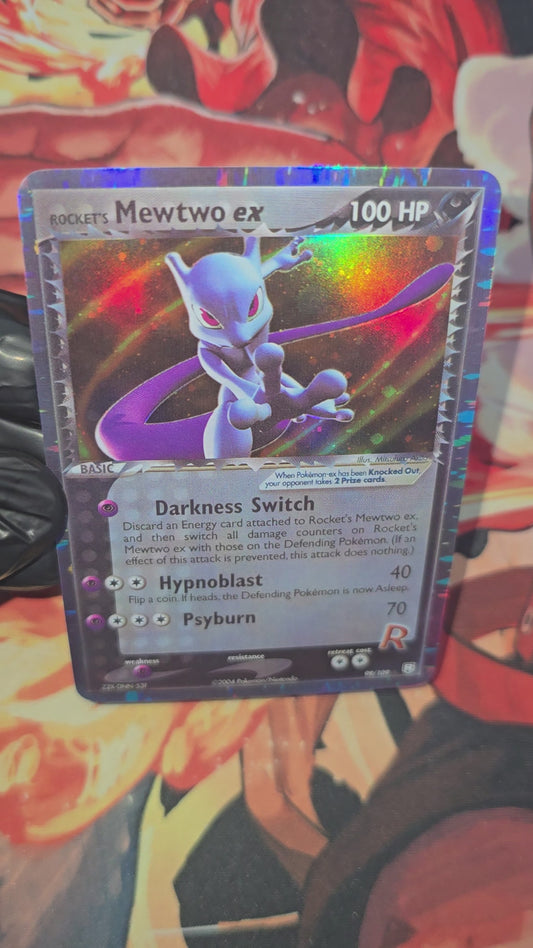 Team Rocket Returns Rocket's Mewtwo EX Holo Ultra Rare #99/109 Card Proxy