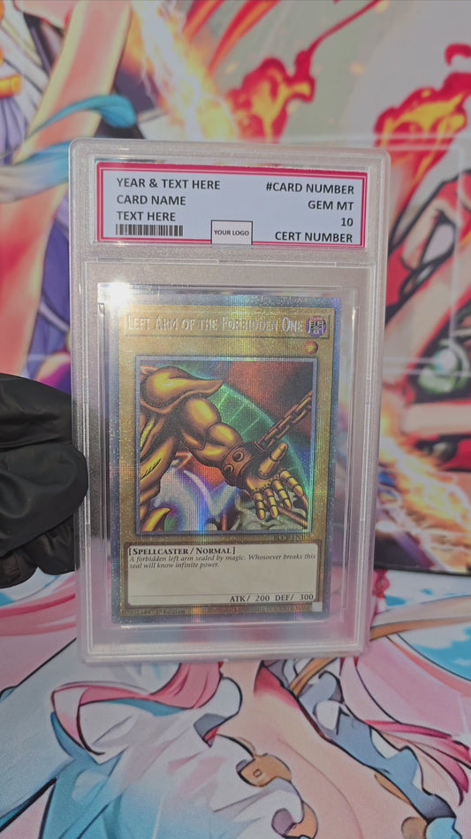 Graded PSA Style 2022 Left Arm of the Forbidden One BLCR EN105 1st Edition Starlight Rare Yugioh Proxy