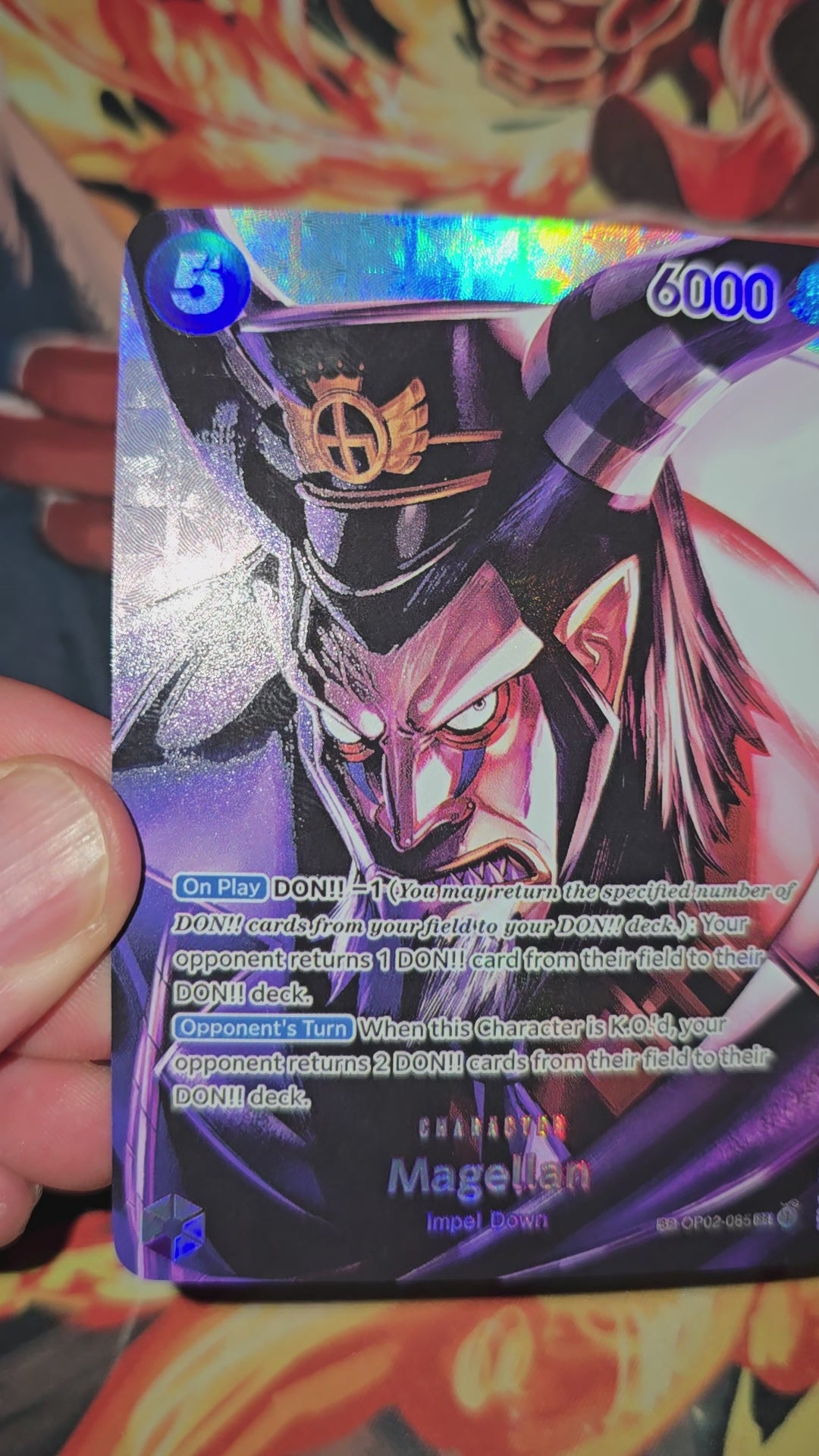 Custom Made Magellan SP OP02-085 One Piece Card Game OP TCG Proxy
