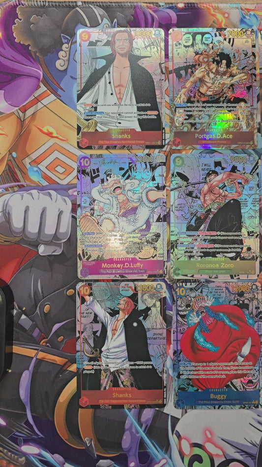 Premium Quality Textured One Piece Manga Cards OP01 - OP14 EB01 EB02 EB03 PRB01 PRB02 OPTCG English Proxy