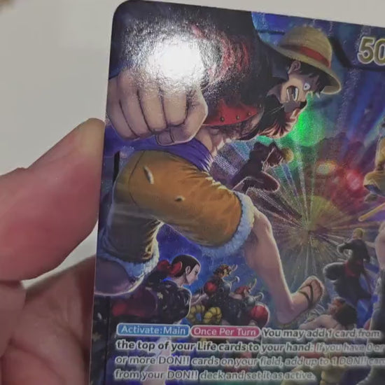 PROXY Monkey D Luffy PSA-Magazine Promo OP05-060 Leader Card Game Proxy TCG Proxies Textured Flagship Premium English