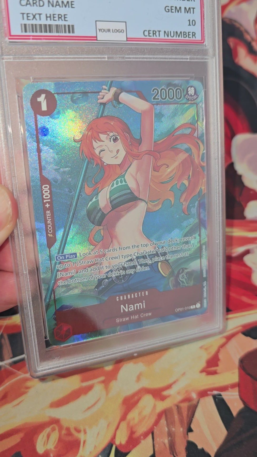 2024 ワンピース O-NAMI 特別アートカード O-Nami (Alternate Art) - Wings of the Captain - One Piece Card