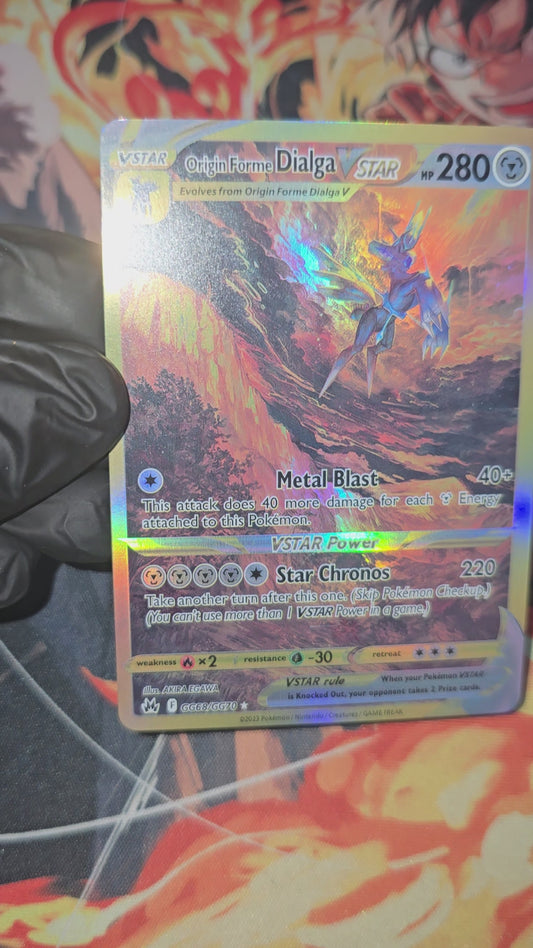 Origin Forme Dailga VSTAR GG68 Sword & Shield Crown Zenith Secret Rare Pokemon TCG Card Proxy