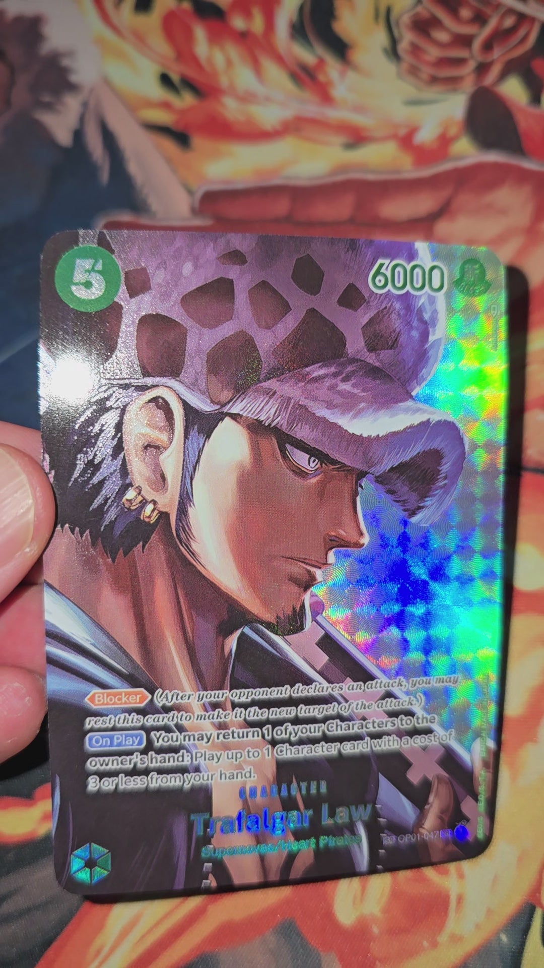 Trafalgar Law SP OP01-047 One Piece Card Game OP TCG Proxy