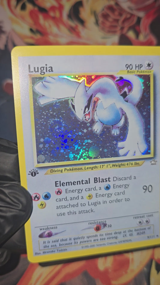 1st Edition Lugia 9/111 Neo Genesis Holo Pokemon TCG Card Proxy