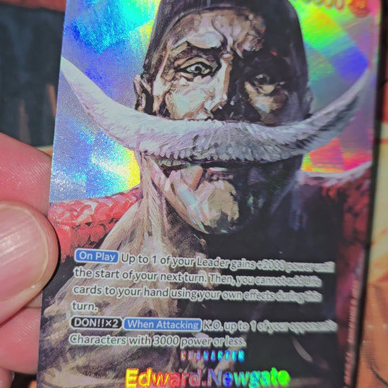 Custom Made Edward Newgate SP OP02-004 One Piece Card Game OP TCG Proxy