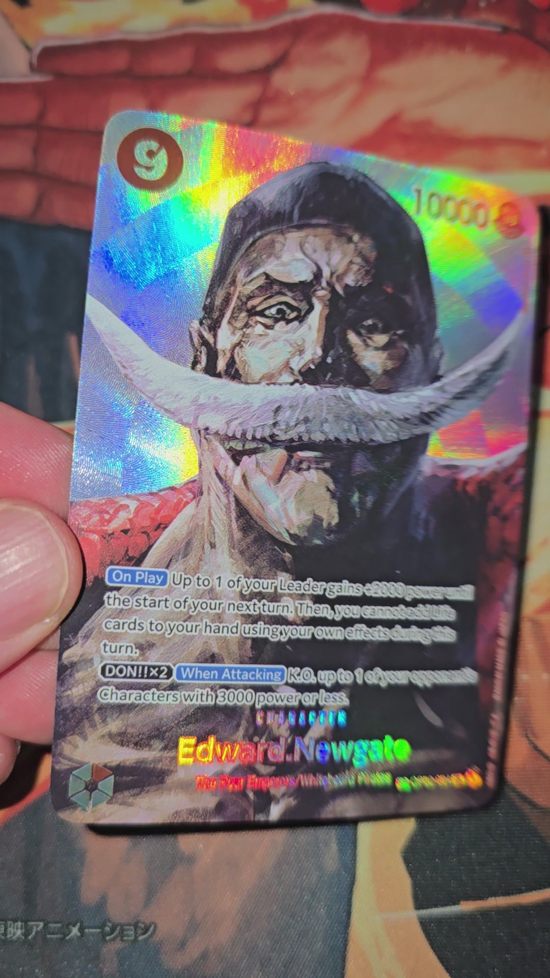 Custom Made Edward Newgate SP OP02-004 One Piece Card Game OP TCG Proxy