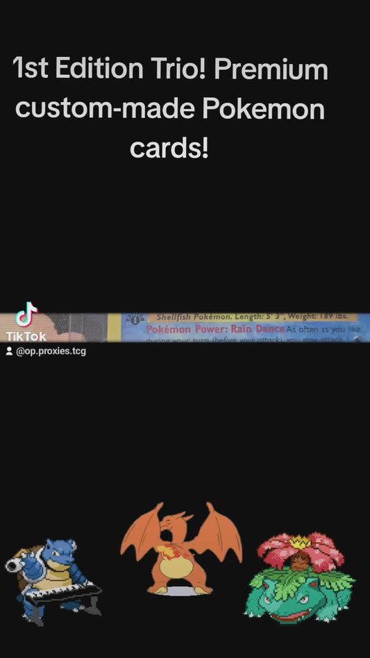 1st Edition Pokemon Proxy Cards