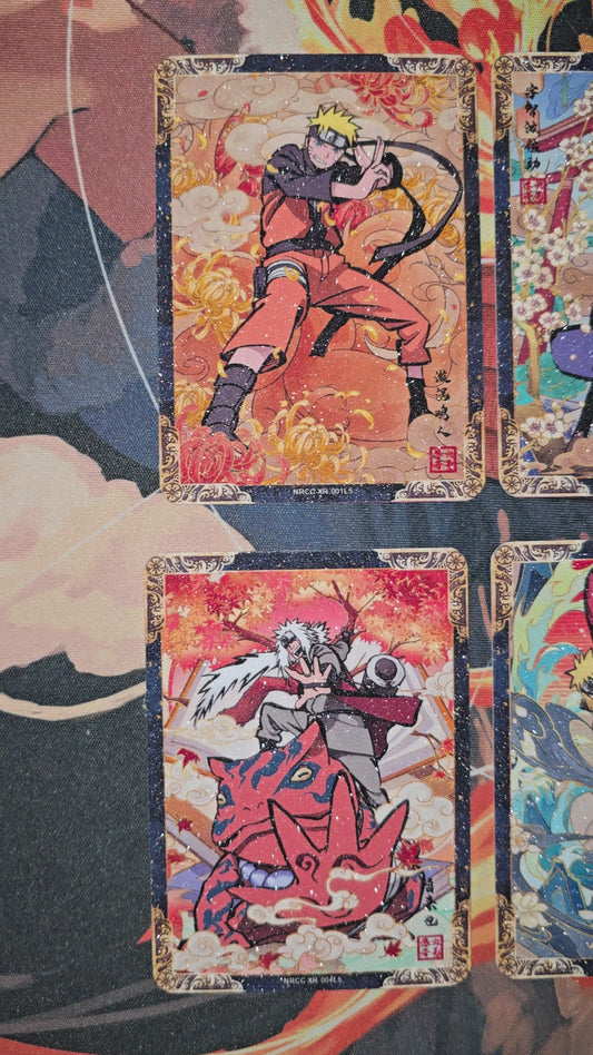 Naruto Cards Sasuke, Kakashi, Jiraya, Minato & Iruka Card Proxy