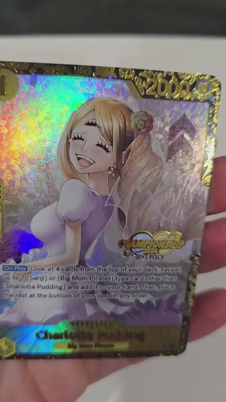 PROXY Top Prize Charlotte Pudding OP03-112 One Piece Flagship Championship TCG Proxies Textured Premium Promo Rare Orica