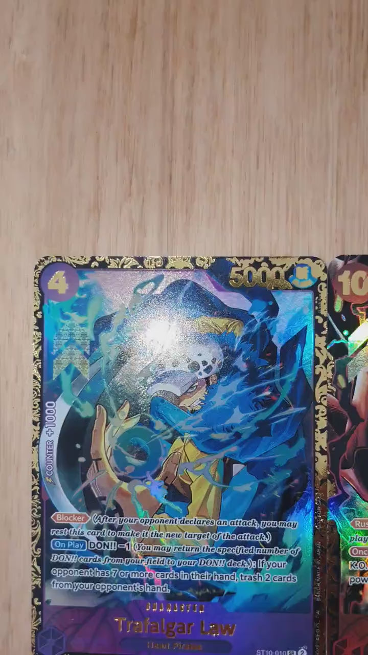 Top Prize Luffy, Kidd & Law Pudding One Piece Flagship Championship TCG Proxies Textured Premium Promo Proxy OP English or Japanese