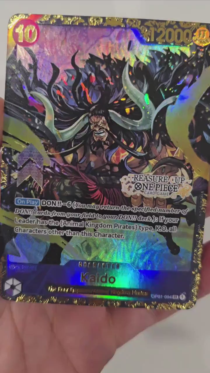 PROXY Top Prize Kaido OP01-094 One Piece Flagship Championship TCG Proxies Textured Premium Promo Rare Orica