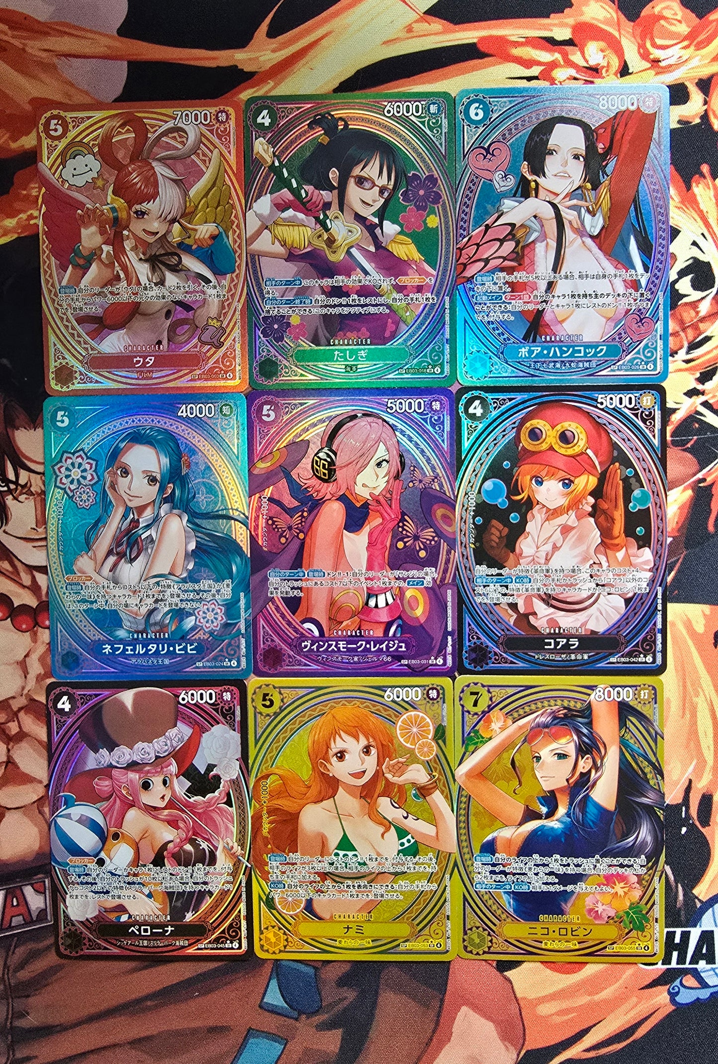 Preorder: EB03 Heroines SP Holo One Piece TCG Proxy Cards Japanese