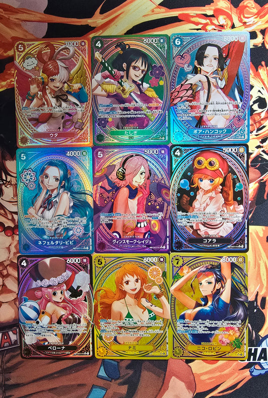 9 Card Bundle: EB03 Heroines SP Holo One Piece TCG Proxy Cards Japanese