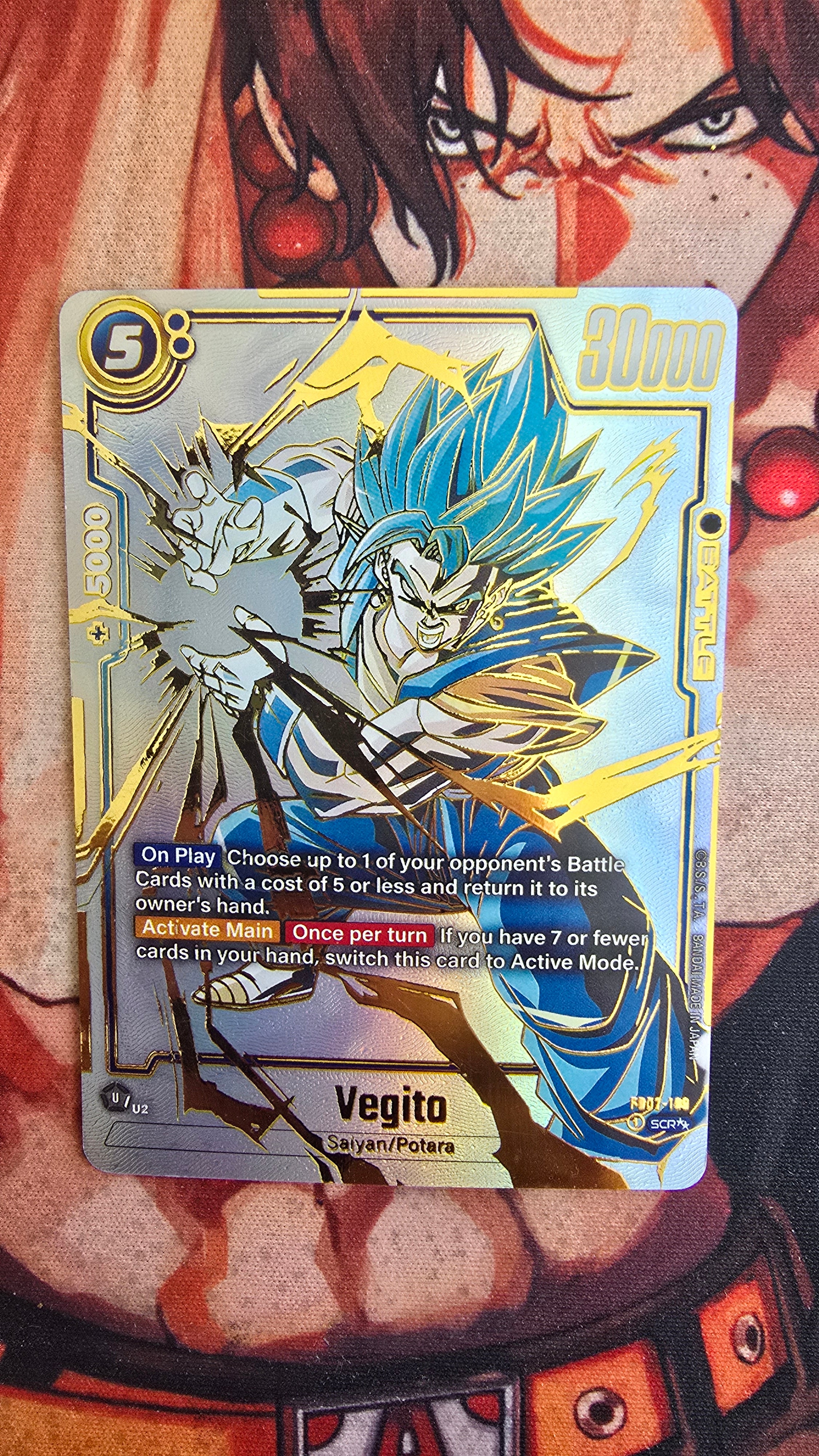 Vegito FB02-139 Super Alternate Art Dragon Ball Fusion World Card