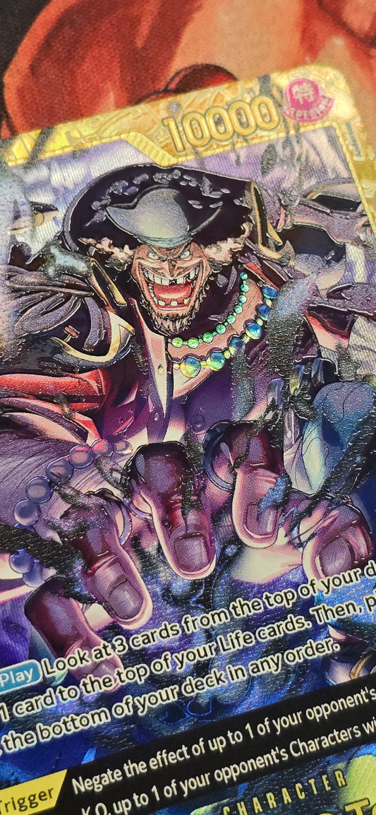 Marshall D Teach OP16-119 SEC Premium Holo One Piece TCG Proxy Card