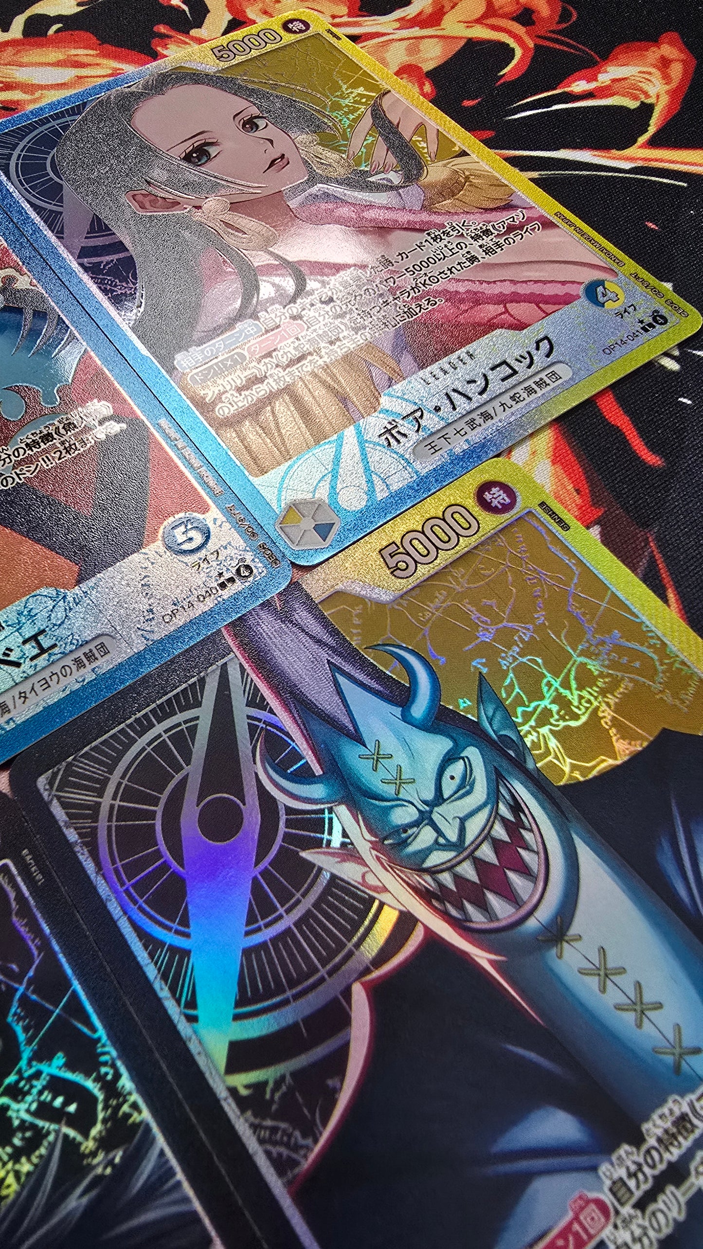 7 Card Bundle: OP14 Alt Art Leaders Holo One Piece TCG Proxy Cards Japanese