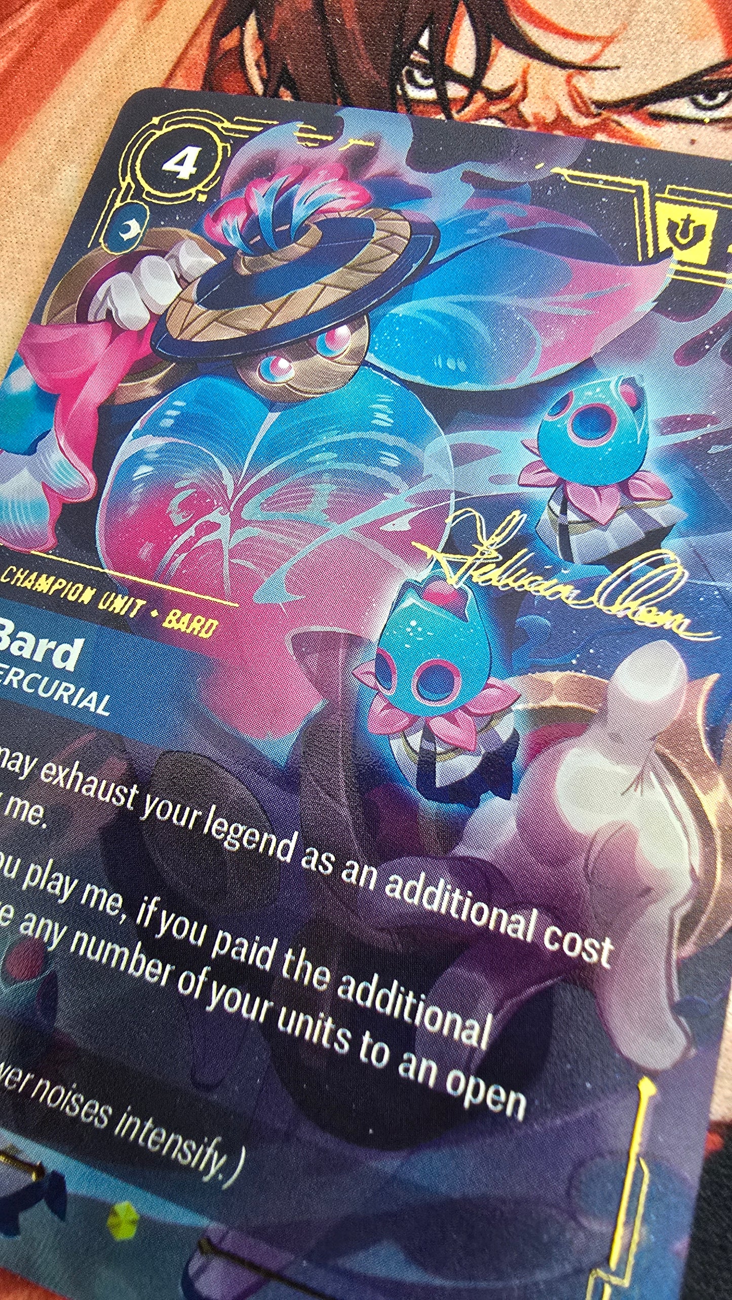 League of Legends Spiritforged Signed Overnumbered Riftbound TCG Textured Promo Custom Made Cards