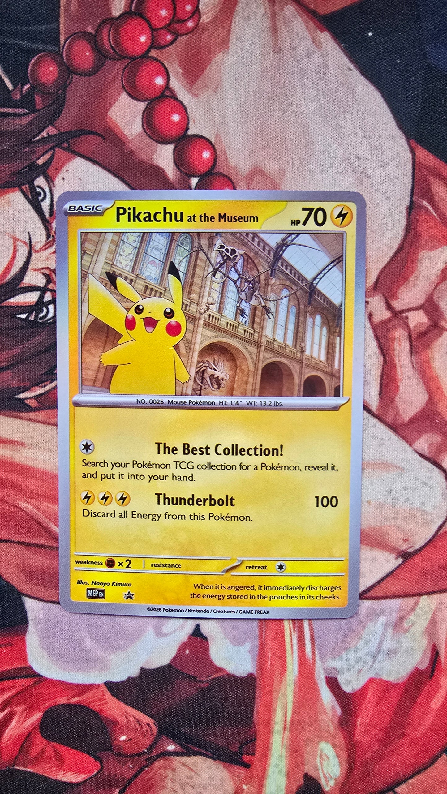 2026 Pokemon Pikachu at the Museum Promo Pokemon Proxy Card Standard Size