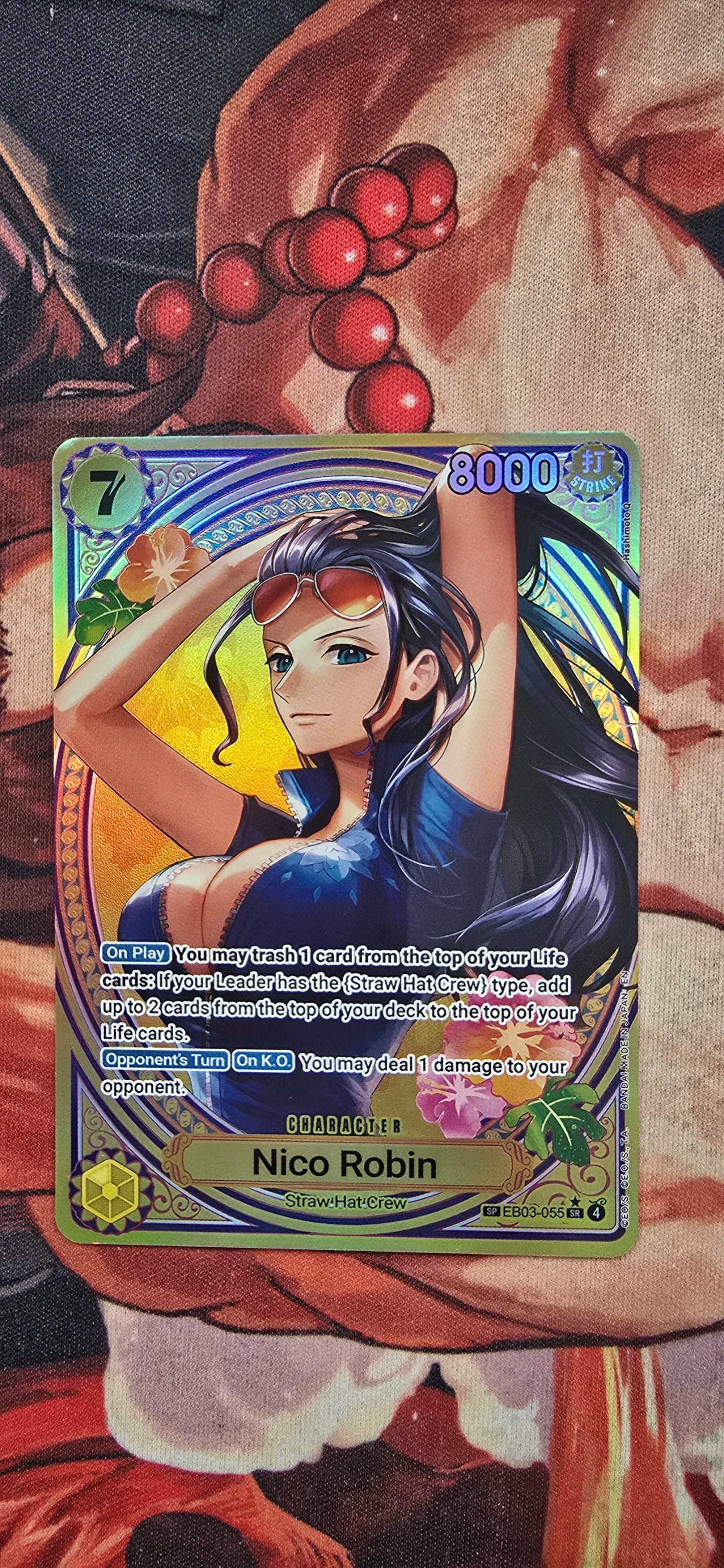 EB03 Nico Robin SP Premium Textured Holo One Piece TCG Proxy Card